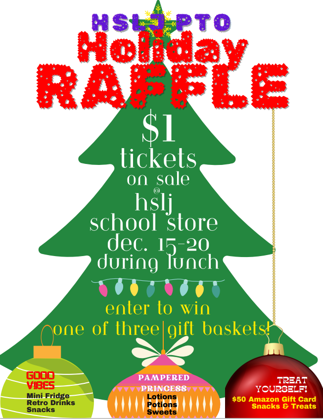 Students, check out the school store next week to win a gift basket!