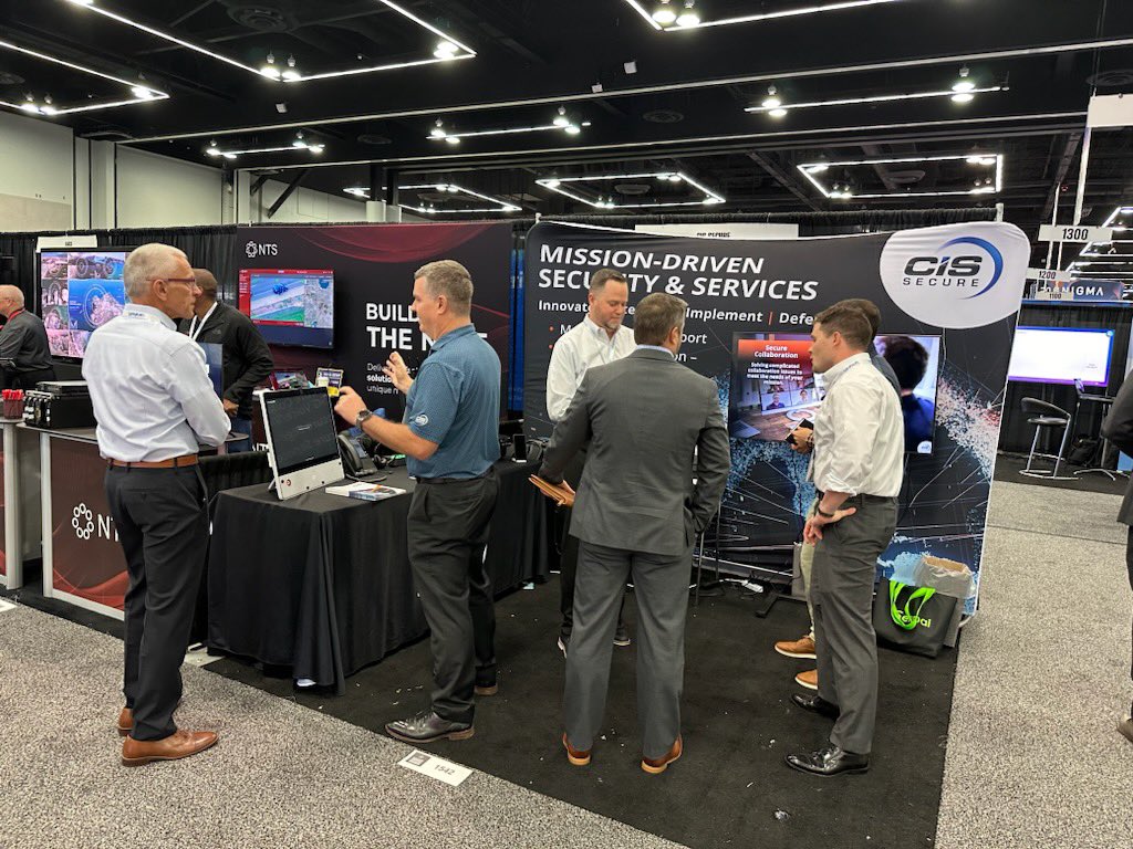 CISSecure's tweet image. It&apos;s been a great first day at DoDIlS Worldwide Conference. We’ve enjoyed sharing CIS Secure&apos;s portfolio of products, platforms, services and solutions that support mission-driven collaboration, tactical communications and personal mobility with attendees! 
#dodiis2023
