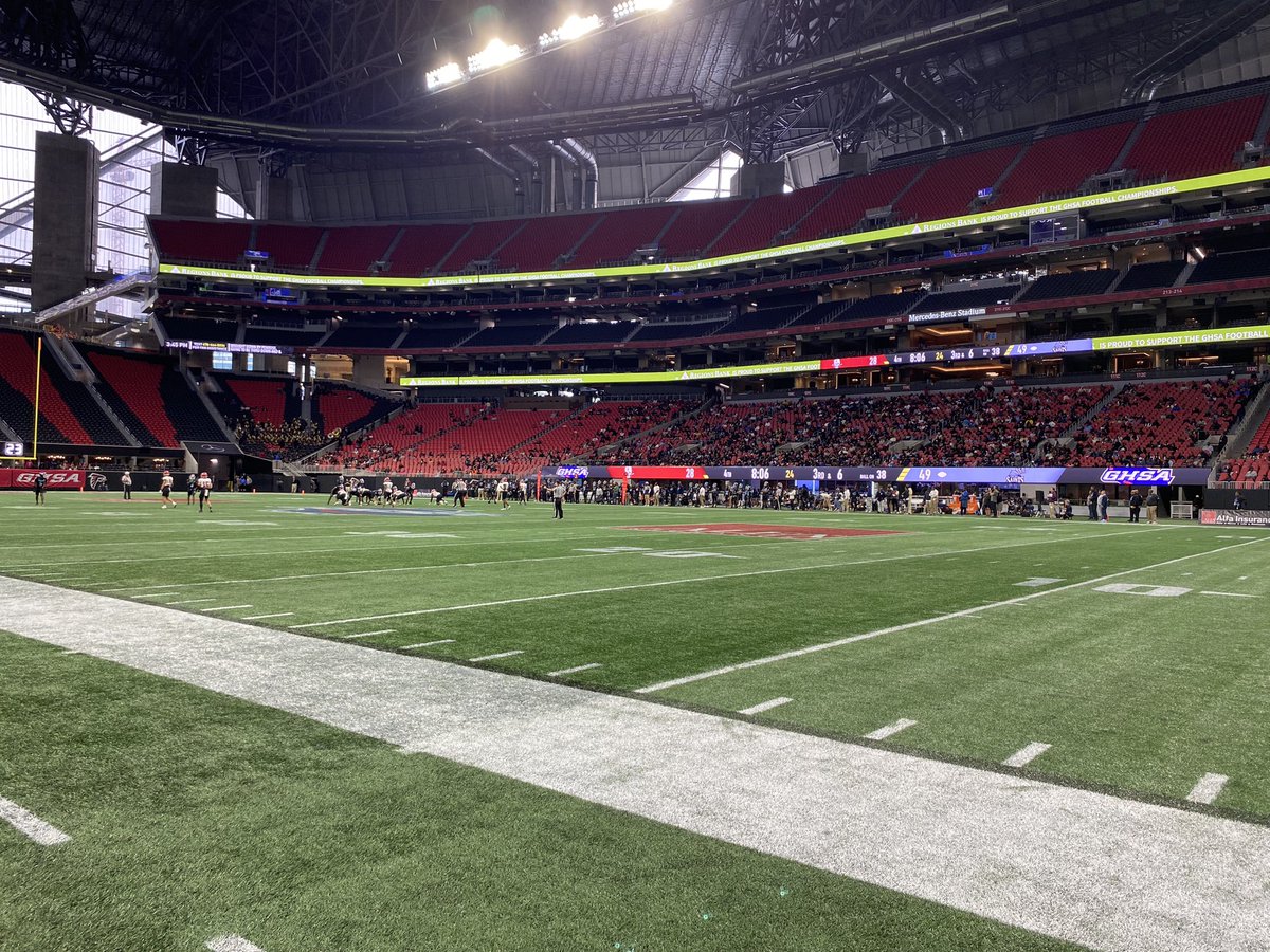 Watching some elite high school football at Georgia State Championships!