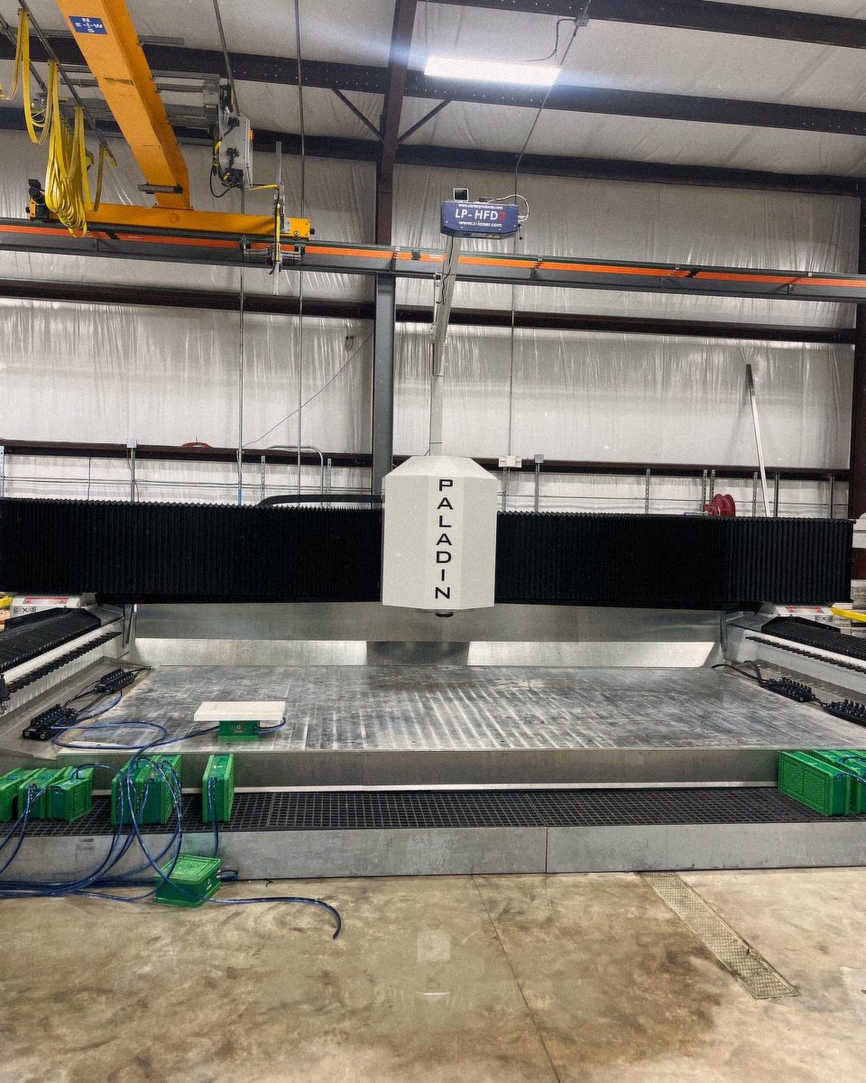 BbmMachine's tweet image. The PALADIN’s rockin’ and rollin’ at Rock Solid Creations! 

#CNCStoneRouter #StoneRouter #CNCMachine #CountertopFabrication #CountertopFabricators