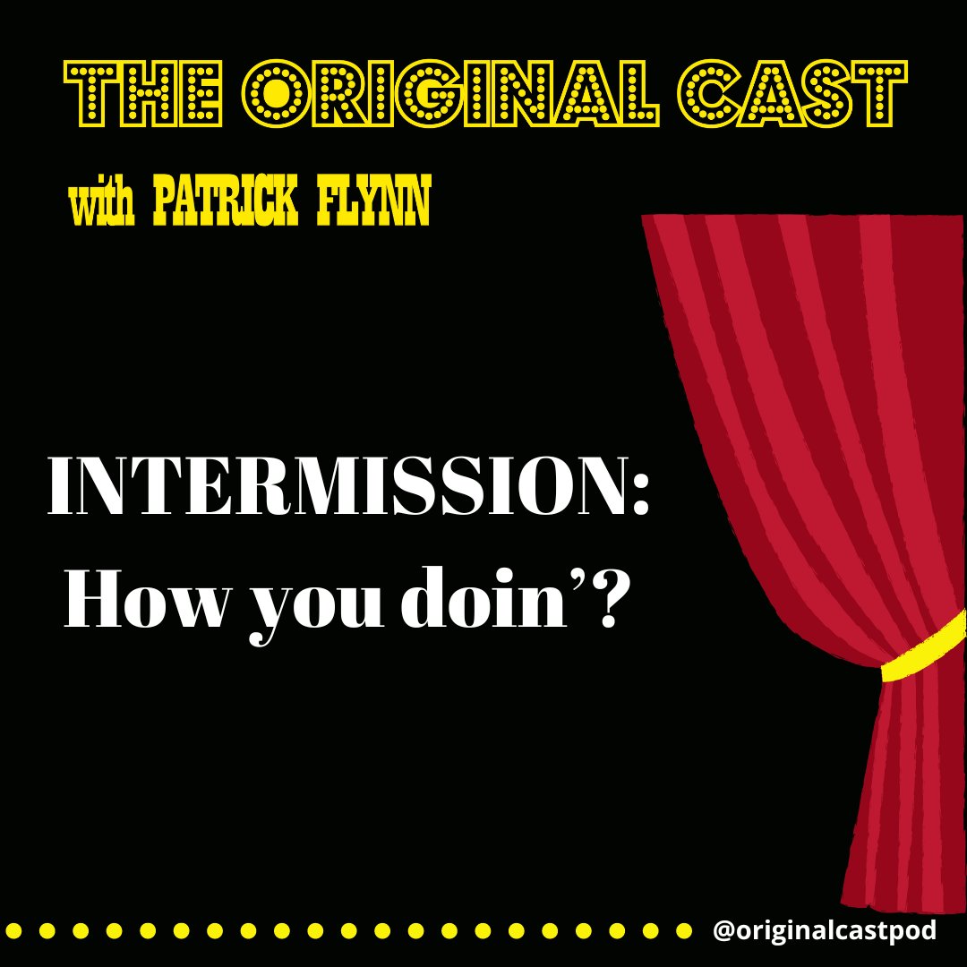 OriginalCastPod's tweet image. NEW EPISODE 🔊

INTERMISSION: How You Doin'?

Link to our latest episode here ➡️linktr.ee/originalcastpod