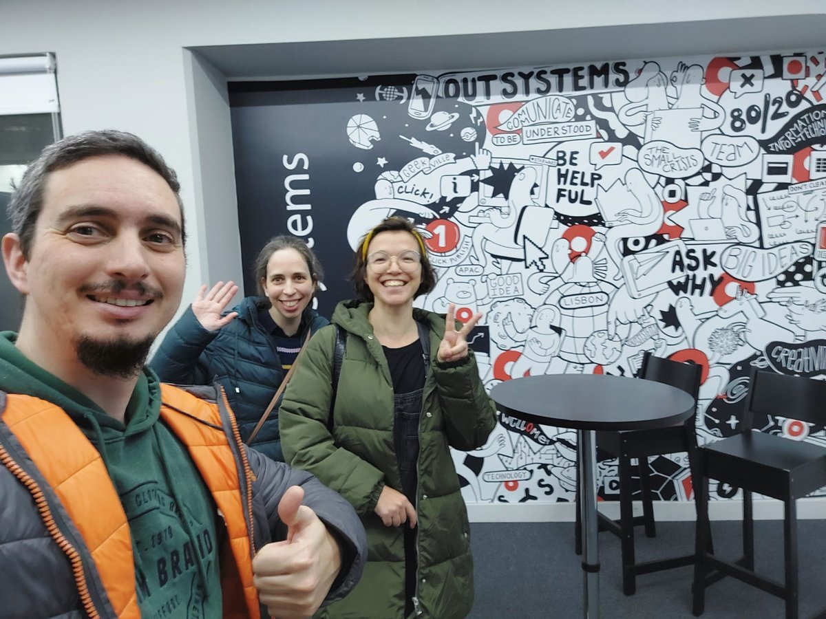hiinteractive's tweet image. Hi Interactive shines at OutSystems&apos; UX/UI Event! 🚀💻 Our team, with Ana Oliveira, Pedro Oliveira, and Natali, immersed in collaborative UX mastery and exchanged insights with industry leaders. 🌐✨ 
#OutSystemsPartner