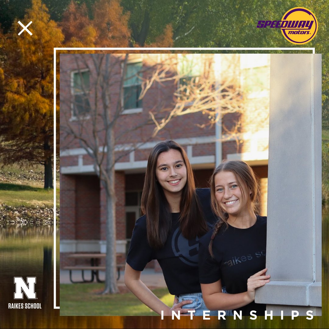 #Cohort2021 junior Bethany Barnwell and #Cohort2022 sophomore Lena Lankas interned at Speedway this summer!