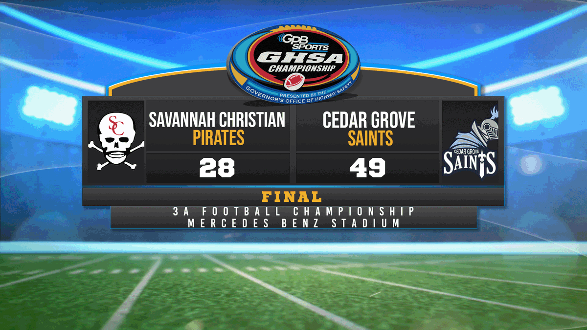 FINAL: <a href="/SCPSAthletics/">SCPS Athletics</a> 28 <a href="/FBCedarGrove/">Cedar Grove Football</a> 49 #GPBSports