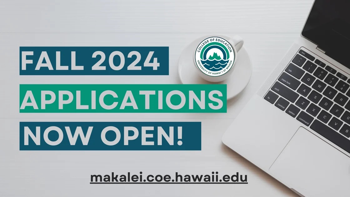 Fall 2024 Admissions are open for our Undergrad & Grad Teacher Licensure programs! Apply here: bit.ly/3Rpaybw Have questions? Discuss options with our recruiter here: bit.ly/3uYcL6o or meet with an academic advisor here: bit.ly/3Ri3ygR @HIDOE808