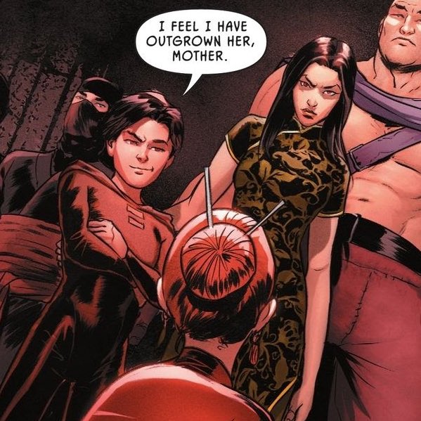 qalbalghul's tweet image. ▬▬ talia al ghul in batman and robin (2023) #4