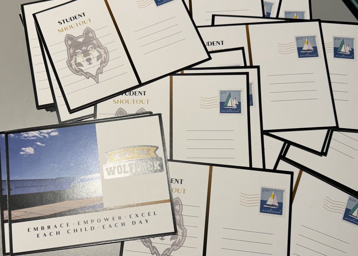 We are excited to surprise our families with Student Shoutouts! ⁦<a href="/WestOakPE/">westoakpe</a>⁩ ⁦<a href="/mr_pedersenwoms/">Brandon Pedersen</a>⁩ ⁦<a href="/julespeco/">Julie Pecoraro</a>⁩ ⁦<a href="/bsharmalewis/">Bhavna Sharma-Lewis</a>⁩ ⁦<a href="/themrcunningham/">Peter Cunningham</a>⁩ #Wolfpack SparkleOn💎