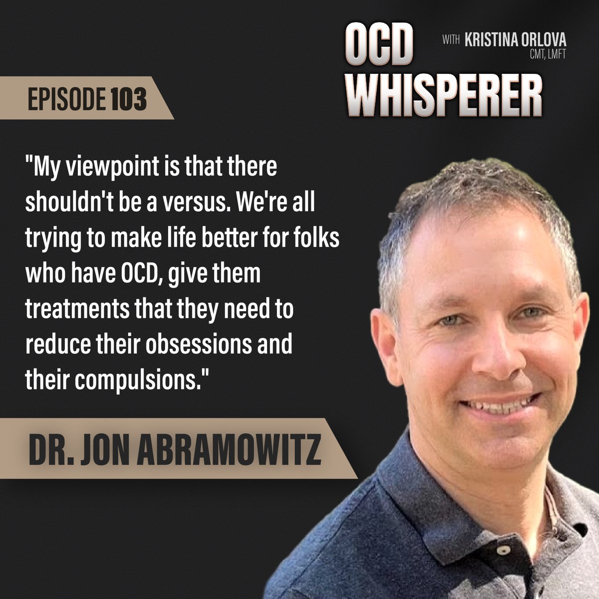 OCD Whisperer Show is about #allthingsocd. In this weeks episode we delve into evidence based therapies. Dr. Abramowitz shares his thoug...
#pocd #rocd #realeventocd #existentialocd #ocdlife #ocdwhisperer #contaminationocd #pureo #perinatalocd #postpartumocd #pocd #anxietypodcast