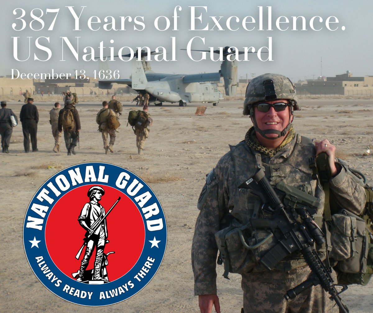 Today marks the 387th Birthday of the US National Guard and its pivotal role in the defense of our nation both at home and abroad. We thank all the brave men and women who have served with the National Guard, including our very own Commissioner John F. King.