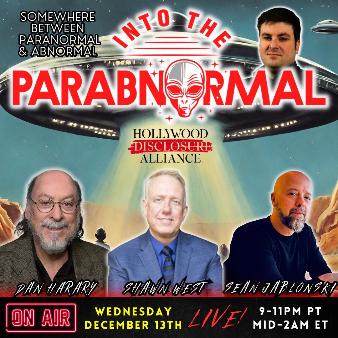 Hi #ufotwitter #ufoX Peeps!  
See you tonight at 9 PM PDT on @ParabnormalShow 
Tune-in for the truth!   It's out there~~!!
@TheHDAlliance @Sean_Jablonski @DanHarary  @WilliamShatner @real_danaykroyd