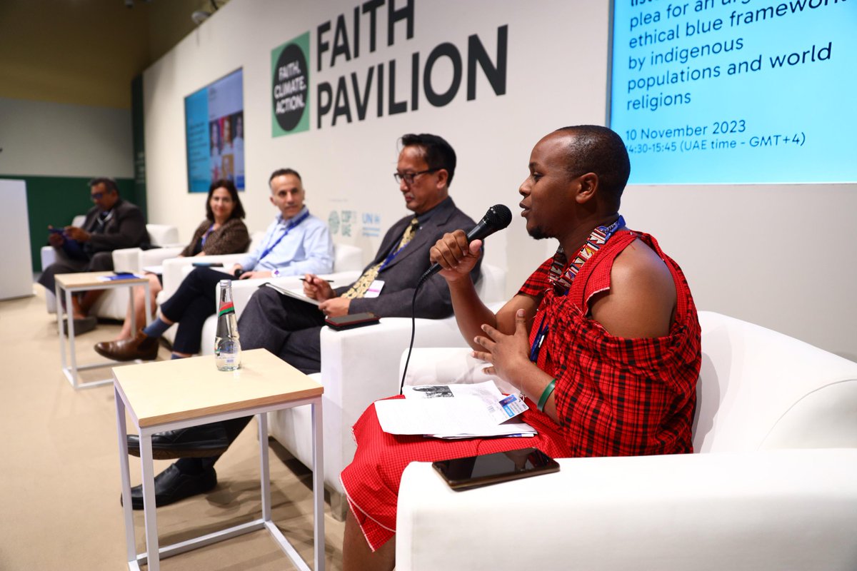 The Faith Pavilion has been a pioneer platform for an interfaith engagement for the common good, and hence helping the communities to focus on their ethical teaching where they meet rather than the polarized identities where they clash! #faith4earth #faithatcop28