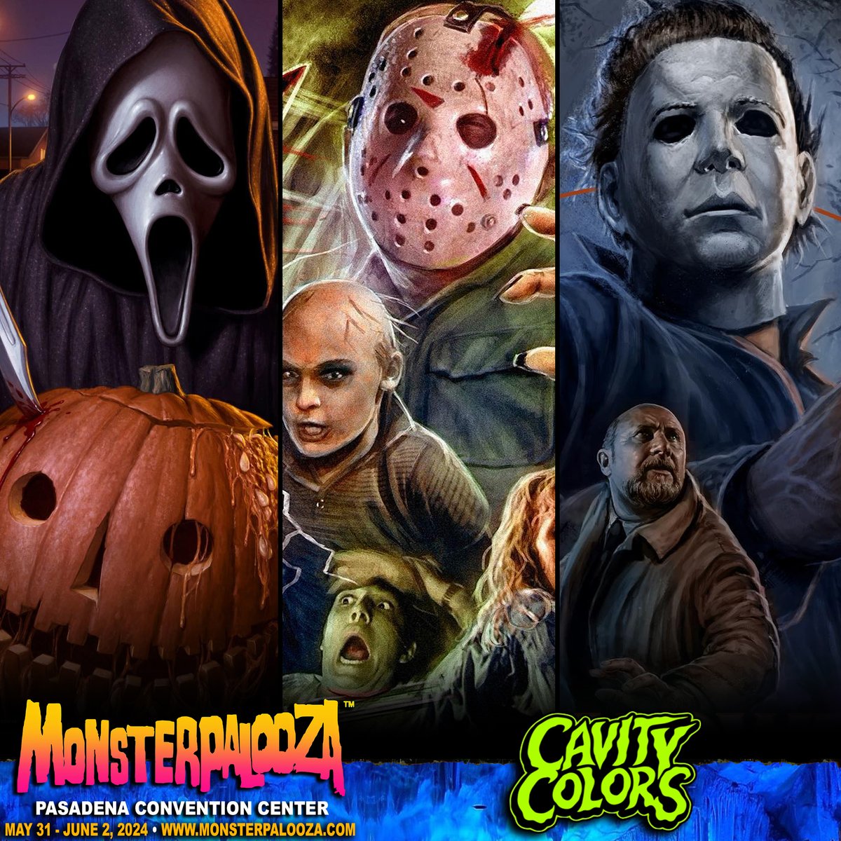 CAVITY COLORS is a #clothing & accessories brand that creates items that are dripping in HORROR nostalgia! @Cavitycolors will be at #MONSTERPALOOZA MAY 31-JUNE 2 at The Pasadena Convention Center! For tickets ➨ bit.ly/TicketsMonster… For hotel ➨ bit.ly/MPZ-24-Hotel