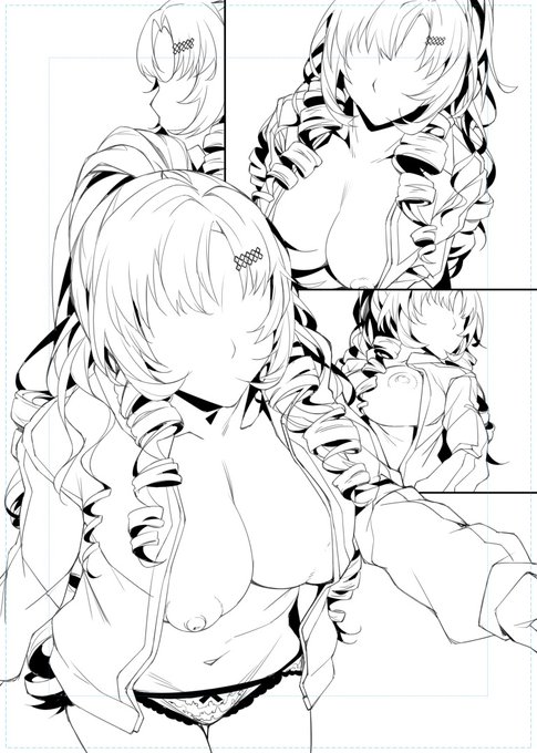 1日2ページのペース崩れた…slm嬢の作画コストエグすぎる～ 