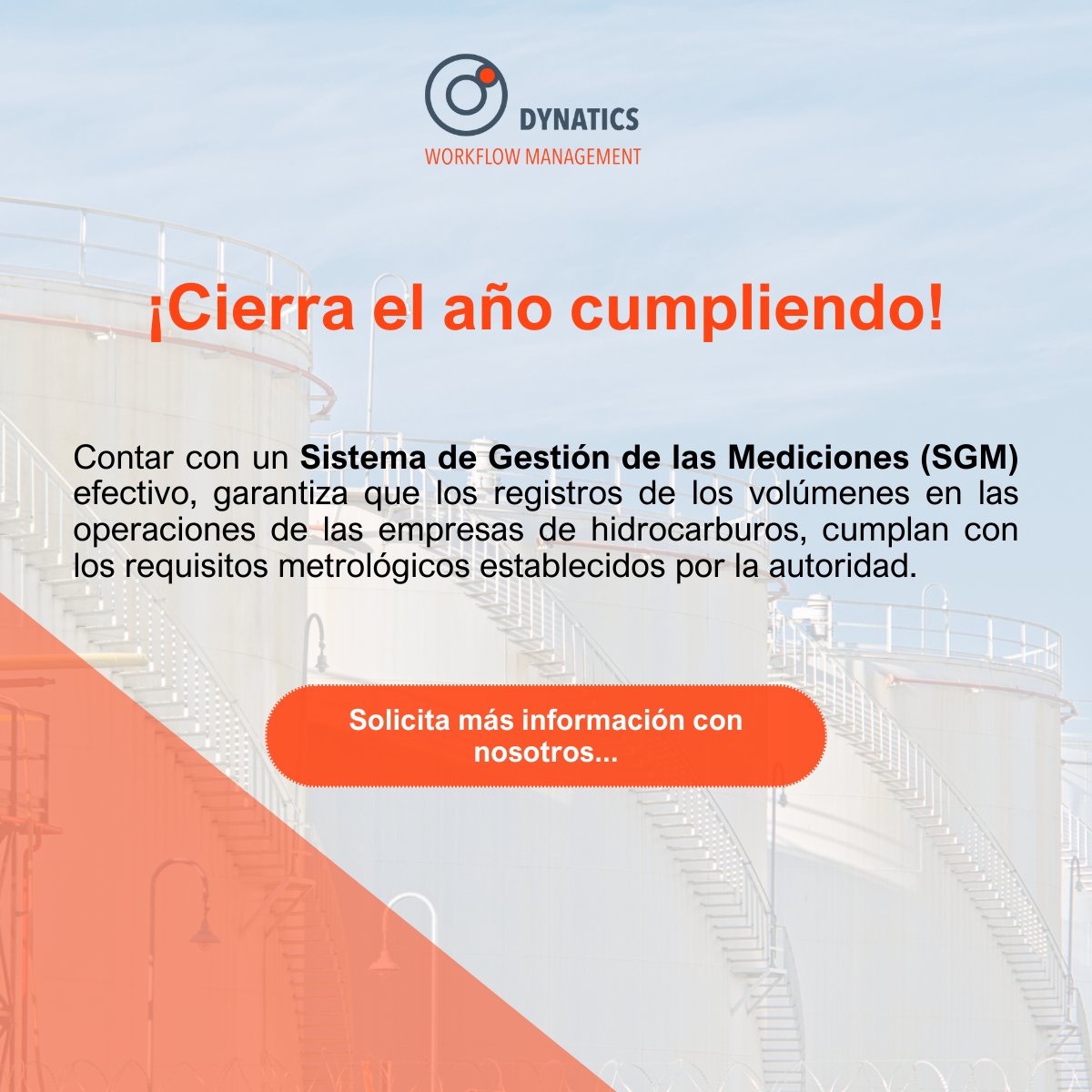 dynaticsMx's tweet photo. Recuerda que es fundamental que tu Sistema de Gestión de Medición (#SGM) esté implementado de forma efectiva para evitar incumplimientos y sanciones.
Acércate a nuestros expertos y verifica que cuentas con todo lo solicitado por la autoridad antes de que termine el año. https://t.co/M9hU4UO1YT