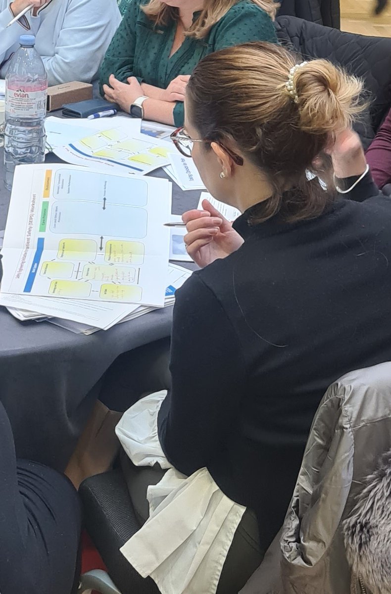 #SEIPS in action at yesterday's medication safety opioid improvement collaborative; designing patient information. Demystifying and integrating #HumanFactors with #QI @HSCQI @CIEHF @ClinicalHF @pbnes @MarkSujan @Tagrimes @carayonp