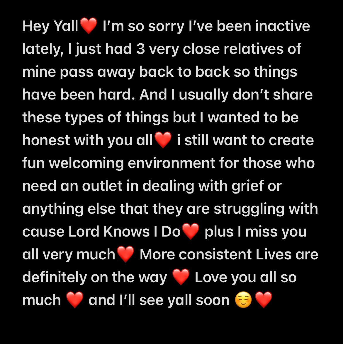 ❤️‍🩹Love Yall❤️‍🩹