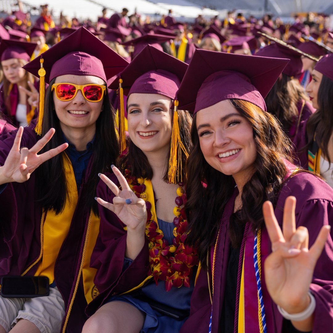 Take a look at some of the memories made at this year's fall undergraduate and graduate commencements. Congratulations, #ASUGrad Class of 2023! 🎓