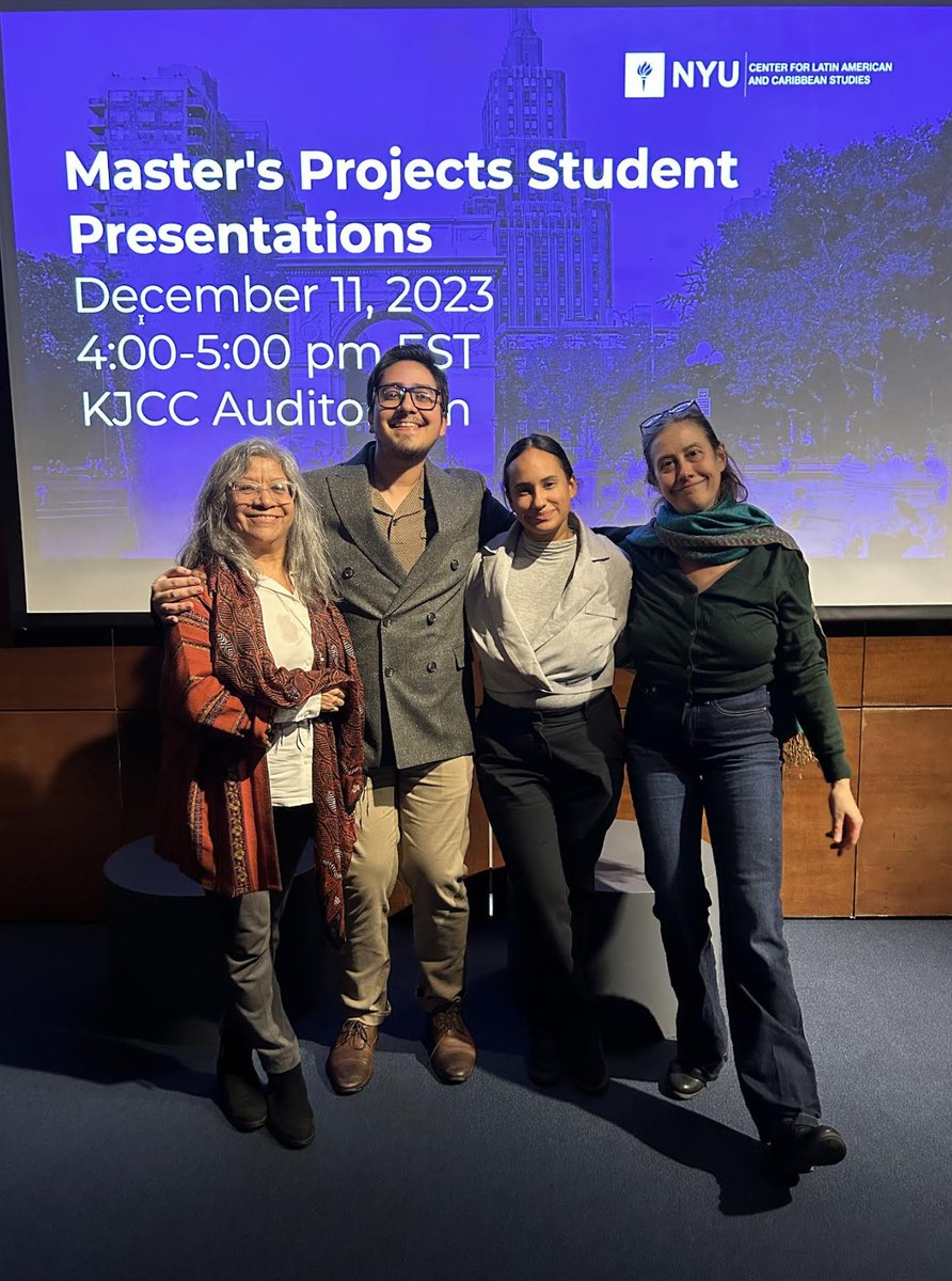 Join us in congratulating our MA students, Yisbell Marrero and Alfredo Moreno, who presented their Master’s Projects this past Monday! Congratulations on your academic achievement!