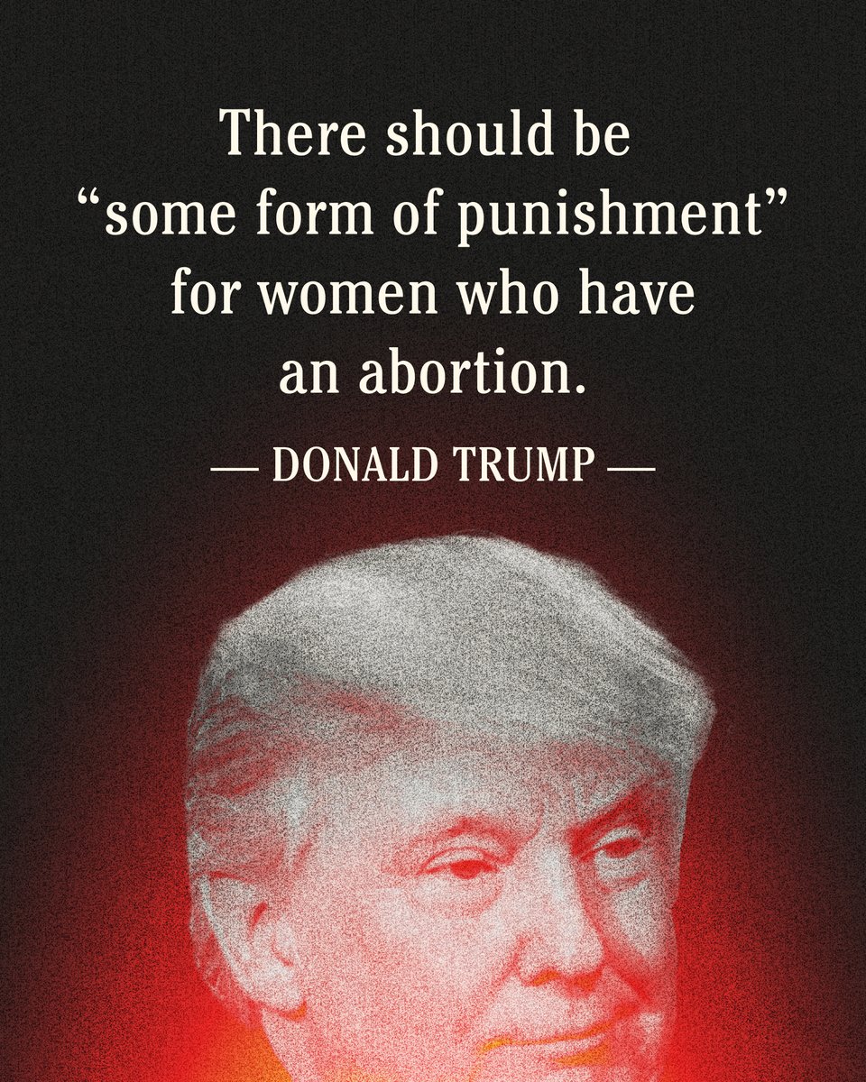 Trump on women who get an abortion: