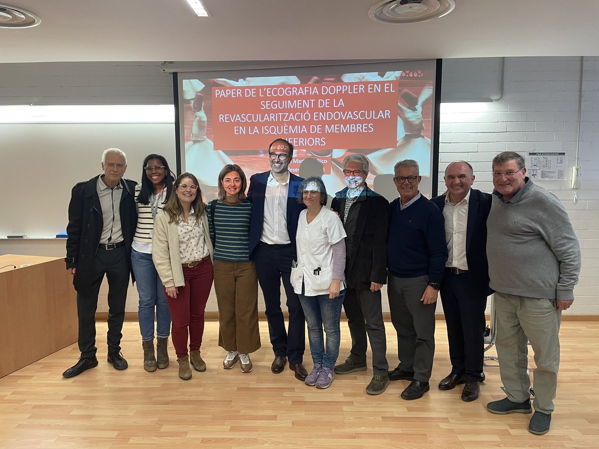 Congratulations to Dr. Carlos Martinez Rico for his PhD. Brillant presentation! <a href="/acv_hub/">Cirurgia Vascular a l'Hospital de Bellvitge</a> <a href="/eiborrae/">Elena Iborra</a> <a href="/UniBarcelona/">Universitat de Barcelona</a>