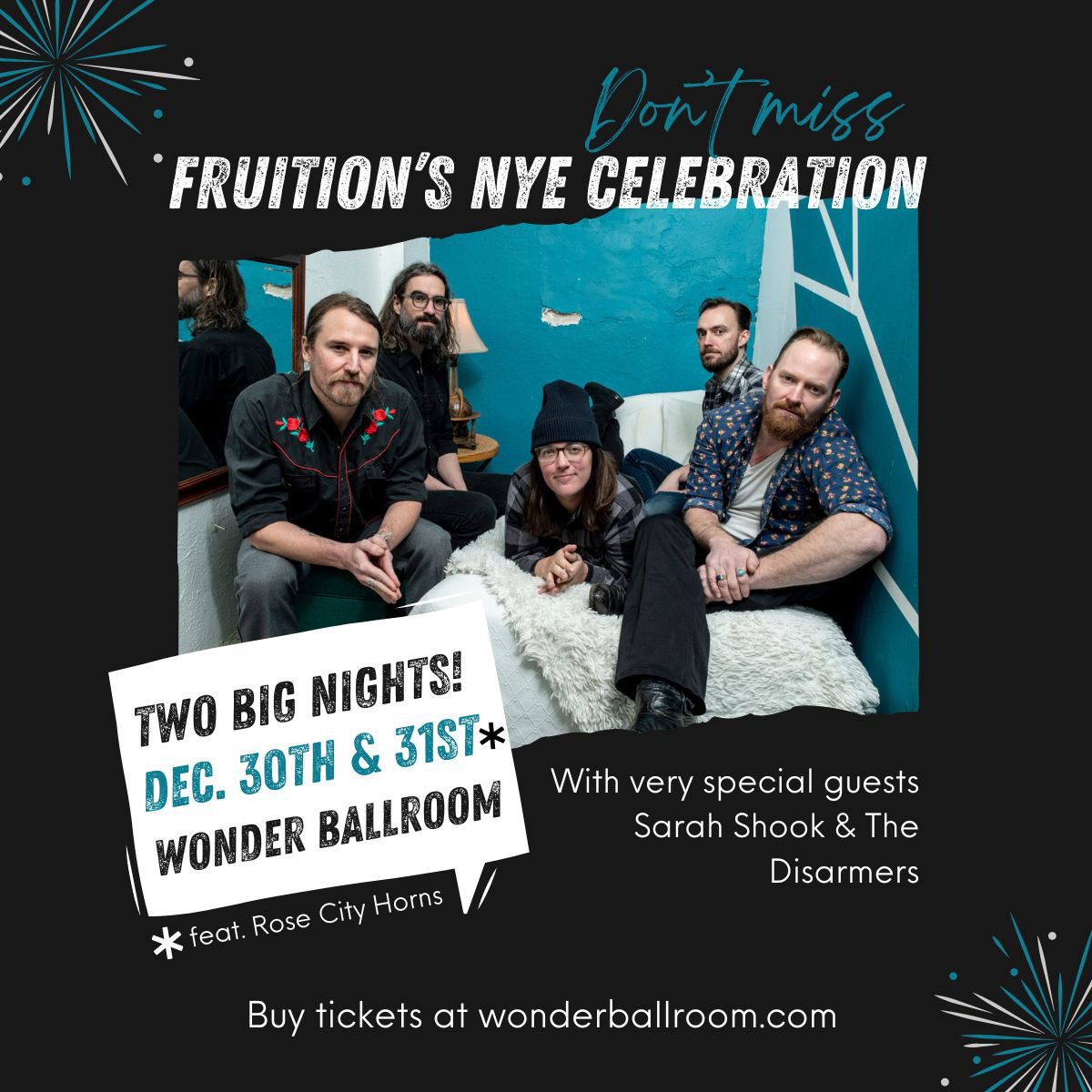 Are you ready to kick 2024 off with a bang? Get ready to dance, sing, and groove your way into the new year with a night filled with fantastic music, good vibes and unforgettable memories with @fruitionpdx. ✨ t.dostuffmedia.com/t/c/s/107636