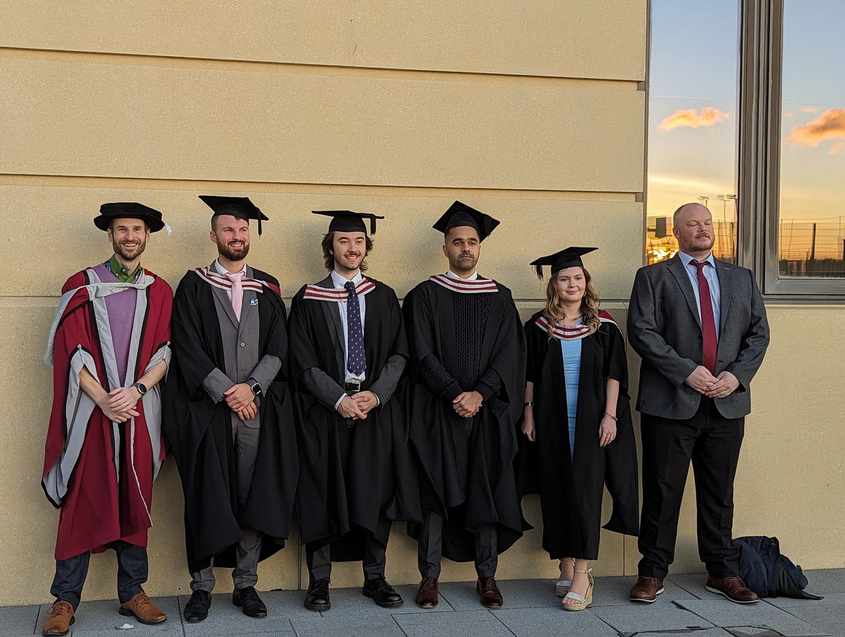 Congratulations to our <a href="/SwanseaVR/">Swansea VR</a> @SUSciEng graduates today. Proud of our students and wish them all the best for the future. Here's a photo with our growing VR graduates. I need some photos with my mech students as well next time.