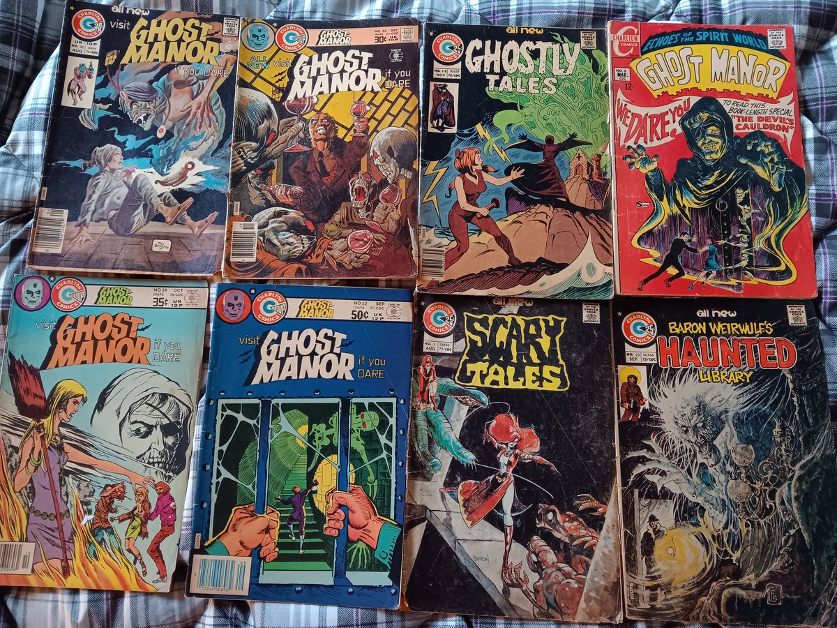 Killer haul! #ComicBooks #CharltonComics #HorrorComics #Horror #60sComics #70sComics #80sComics #Comics #Vintage