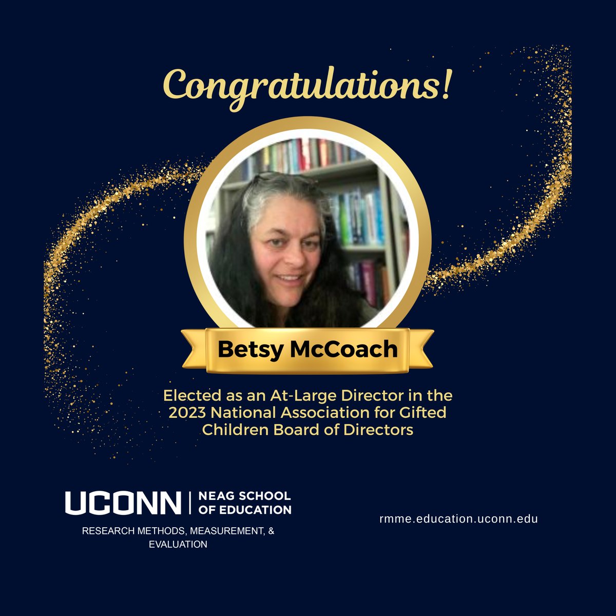 Congratulations to RMME #faculty member, Dr. D. Betsy McCoach, on her recent election! #NAGC23

rmme.education.uconn.edu
#UConn #Online #Research #Methods #Measurement #Evaluation

#BeANeagPhD #UConnWomen #HighlightHER #Gifted #GiftedEd #GiftedEducation