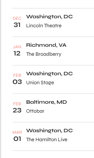 The weather might be cold, but these shows are gonna be 🔥🔥🔥