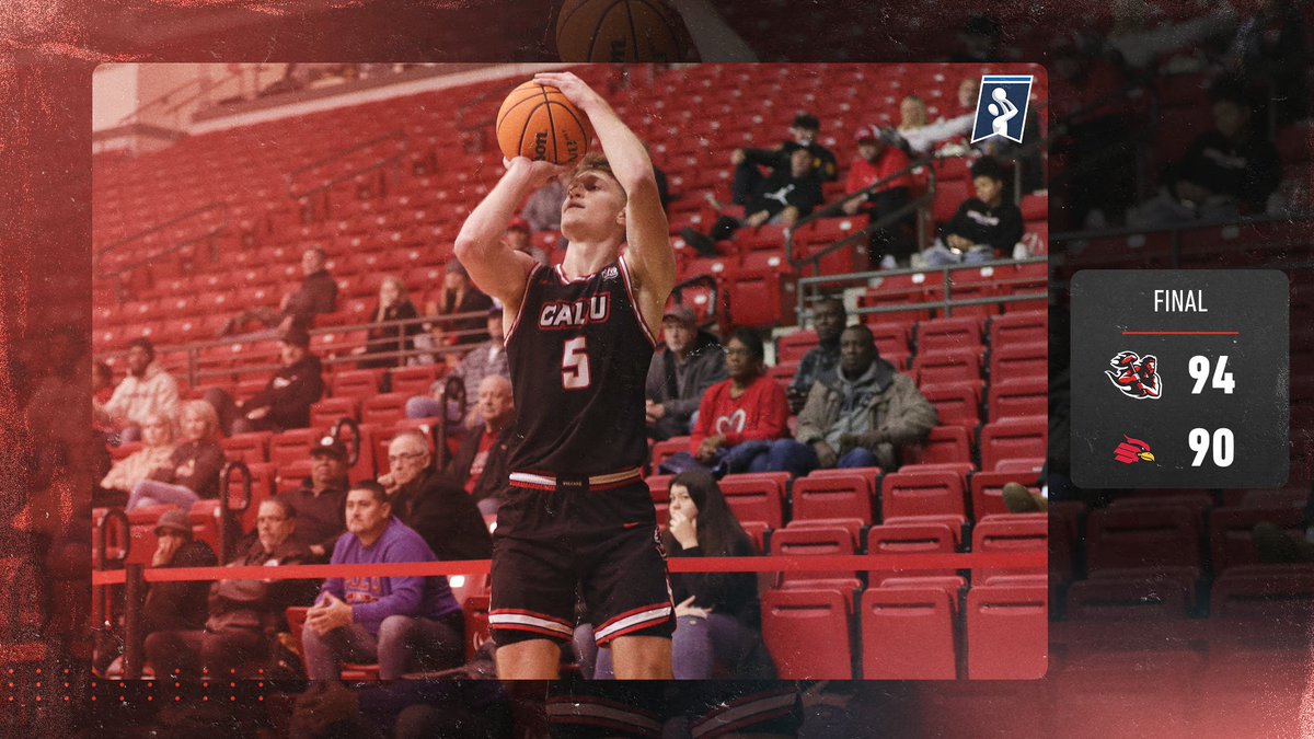 calvulcans's tweet image. MBB: Vulcans trailed by 19 points with eight minutes remaining, rallied for comeback win versus Wheeling led by career-high 35 points from sophomore KJ McClurg

NEXT: Monday vs Shippensburg, 7:30PM

🔗 tinyurl.com/26x9em23