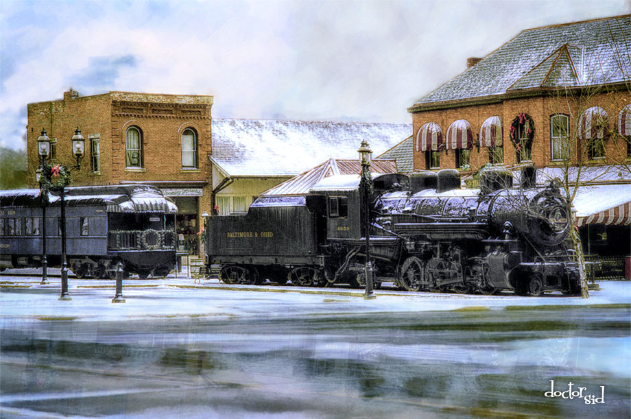 Winter Express - DoctorSid - #B&O #railway #trains #snow #historic #doctorsid doctorsid.com/trains/trains-… via @_doctorsid
