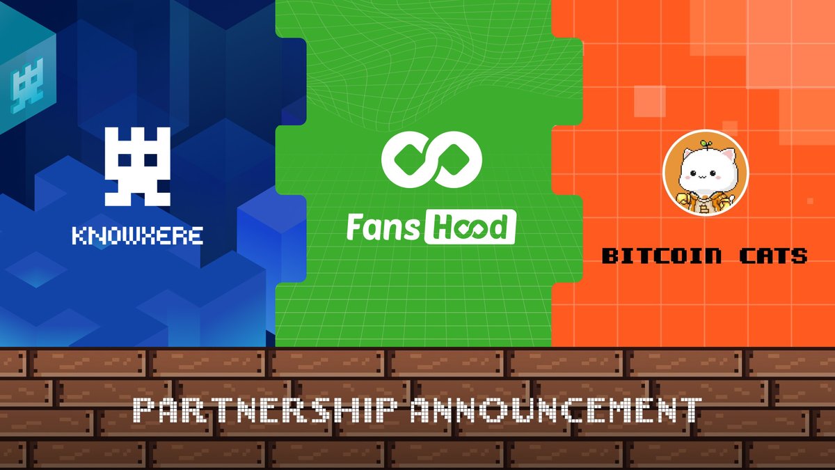 knowhere_io's tweet photo. 🎉Excited to announce that we have a new partnership with @BitcoinCats1Cat,@bakery_swap,@FansHood_io.

📌BitcoinCats is the #GameFi platform for the Bitcoin Ecosystem. Its native #BRC20 token $1cat will be launched on Bakery Launchpad soon

🎁WL*3
🔥Join the #BitcoinCats Whitelist Giveaway!

Follow @BitcoinCats1Cat,@bakery_swap,@FansHood_io 
Like + RT + tag 3 friends

#FansHood #SocialFi #Web3