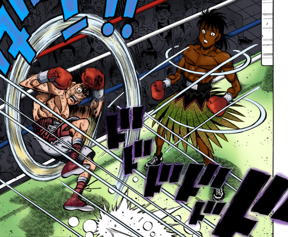 Hajime No Ippo Color Scans on X: Iron Fist #hajimenoippo #はじめ