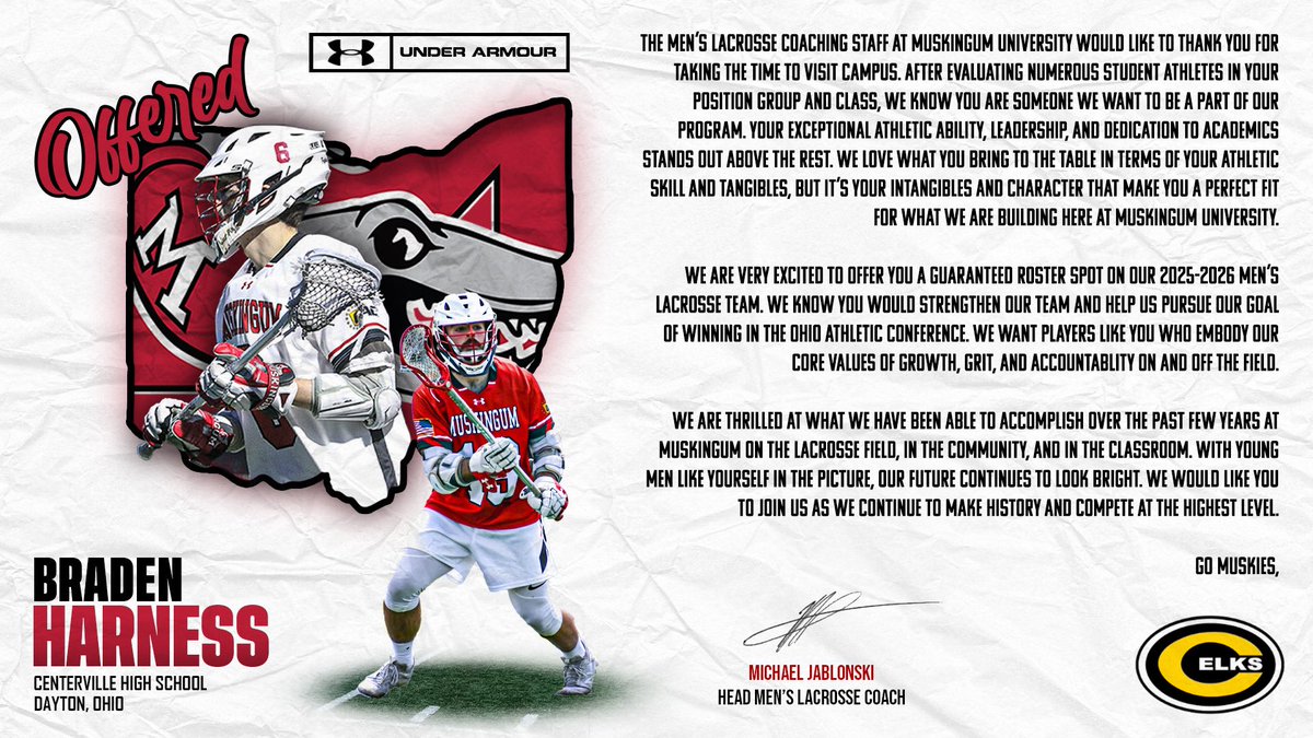 I’m thankful to receive my first ever offer from Muskingum University‼️