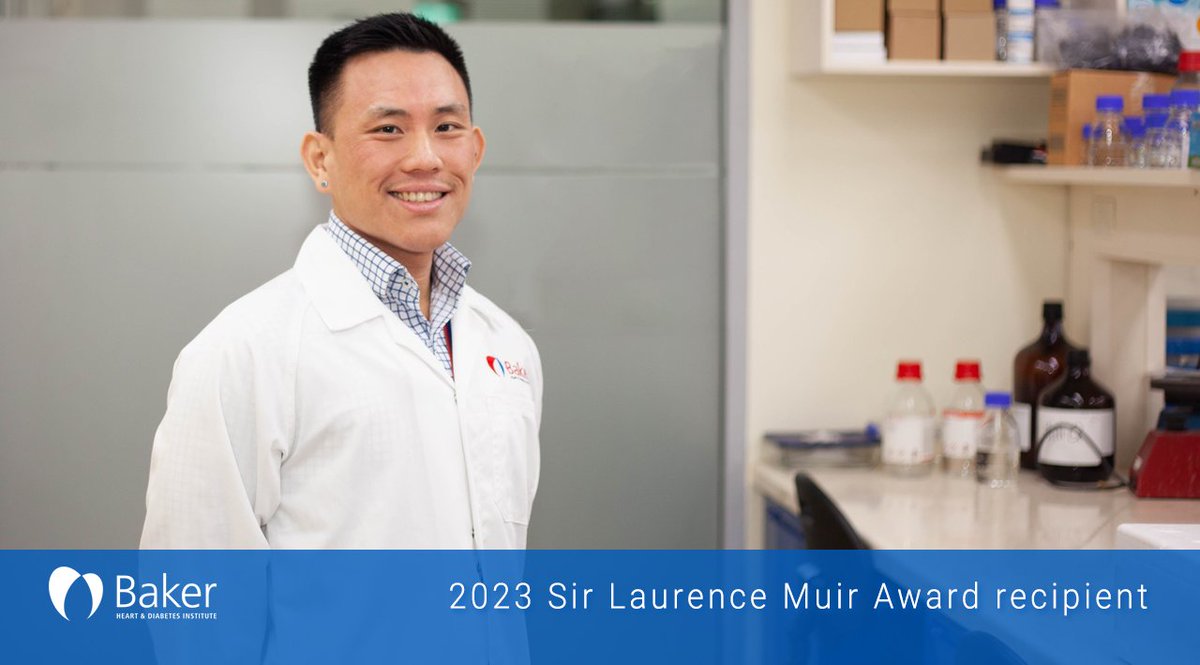 Exciting news. @Dr_YKTham, a Group Leader and Baker-La Trobe Senior Research Fellow in the Metabolomics lab, has been announced as the recipient of the Sir Laurence Muir Prize which recognises outstanding achievement by an emerging leader in heart and diabetes research @latrobe