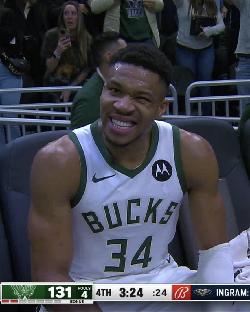 GIANNIS TONIGHT: 64 PTS (career-high and franchise record) 20-28 FG 14 REB 4 STL W 🔥🔥🔥