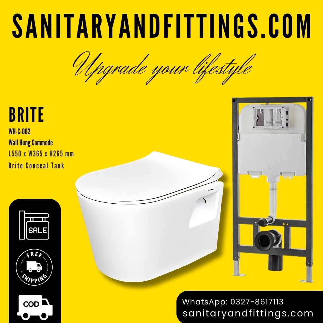 Product Code: 002 Wall hang commode & Conceal tank
Product Link: sanitaryandfittings.com/product-catego…

Free Shipping 📦
Cash On Delivery 🚚

Location: Star Collection
g.co/kgs/t4jGde

Contact Number: 0327-8617113
#conceal #wallhang #commode #toilet #brite #wallhangtoilet #englishseat