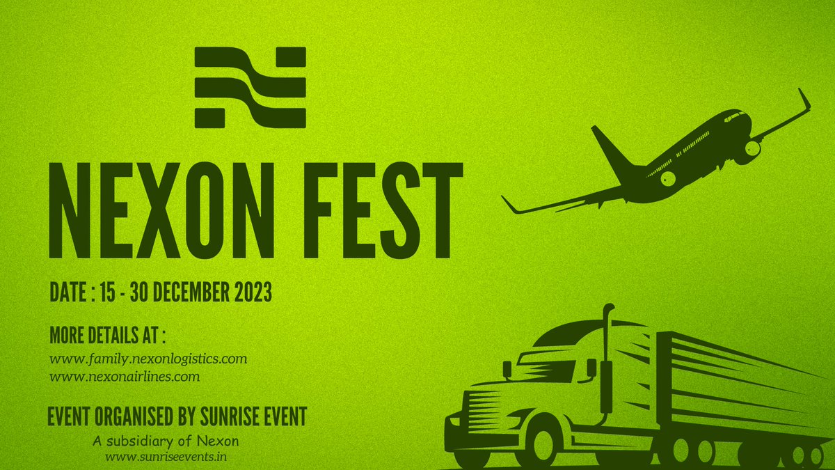 NexonLogistics's tweet photo. Welcome to Nexon Fest! Join us from Dec 15 to Dec 30 for an unforgettable celebration of fun, competitions, and entertainment. From virtual experiences to real-life challenges, there's something for everyone at Nexon Fest.💚

Don't miss out on this amazing event - see you there! https://t.co/QrpcNvjGn2