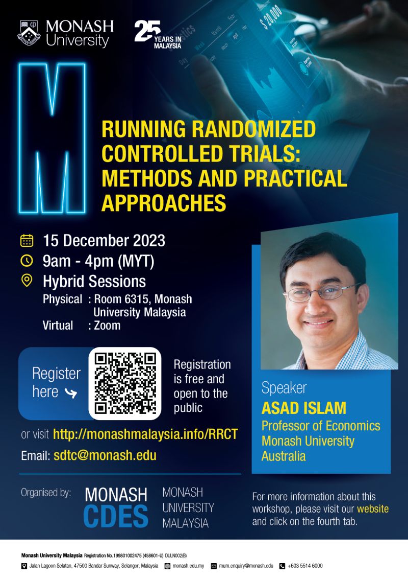 Happening tomorrow! Register now! Hybrid sessions run from @MonashMalaysia
