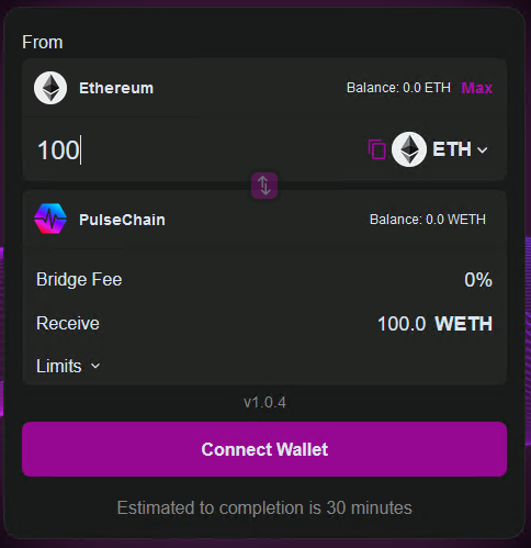 bridge.pulsechain.com is currently free.

If you don't already have native PLS, you could get WPLS (0xa882606494d86804b5514e07e6bd2d6a6ee6d68a) on #Ethereum, which when bridged to PulseChain becomes native PLS. Then you've got the gas to swap in the $ millions of liquidity on