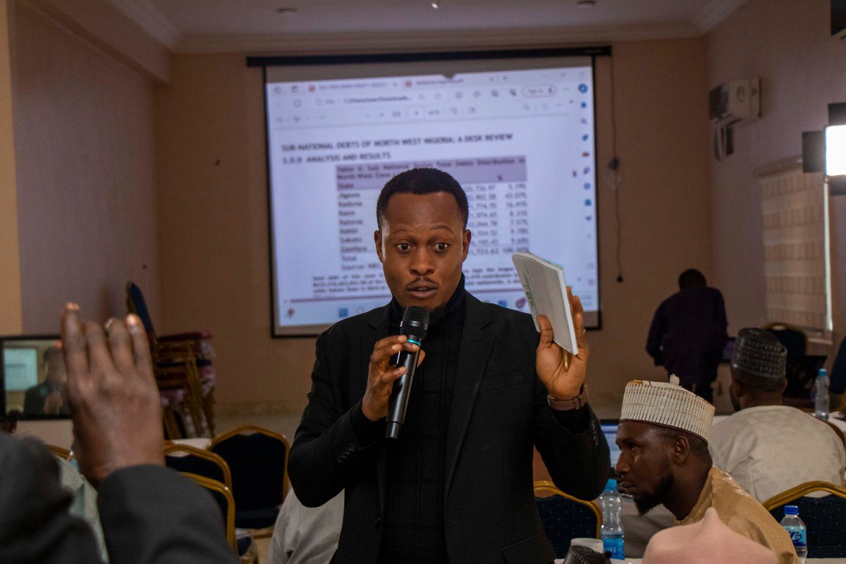 @NLCHeadquarters @NUJofficial @kadirsgovng @NiesvNational @nassnigeria @KadunaAssembly @LibertyTVNews @CDDWestAfrica @ogpkaduna @ogpnigeria @icpcnigeria @PremiumTimesng @CorrectFMKaduna @seunokin The consultant Daniel Ishaya presented the Debt Profile of each of the 7 States and requested the states to validate the figures. @Bulamacartoons also shared his thoughts. #PublicDebtShouldWorkForThePeople