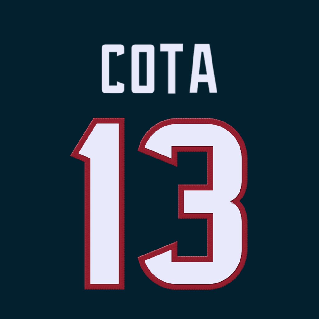 Houston Texans WR Chase Cota (@ccota_) is wearing number 13. #WeAreTexans