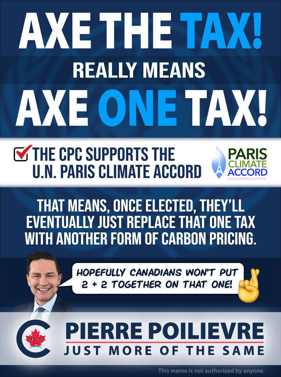 Axe the Tax really means ... #VotePPC #VoteCPC