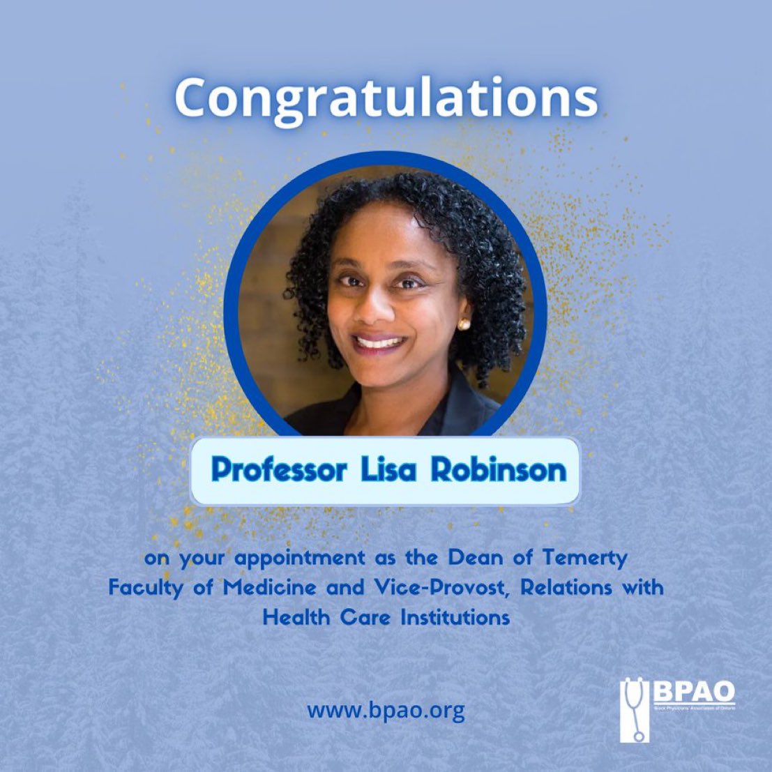 Congratulations to you Lisa. What a joy to hear the news. The village is thrilled. Trusting that you would continue the work of EDI.