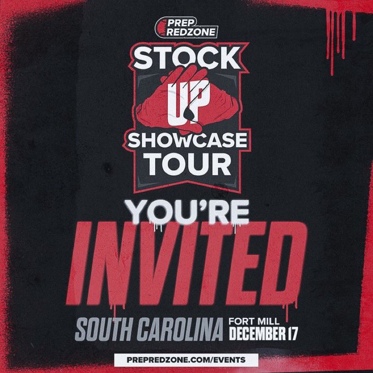 cltjack8's tweet photo. Thank you @PrepRedzoneNC for the invite!! Can’t wait to compete! @Coach_BHolmes https://t.co/OQrNc80W4i