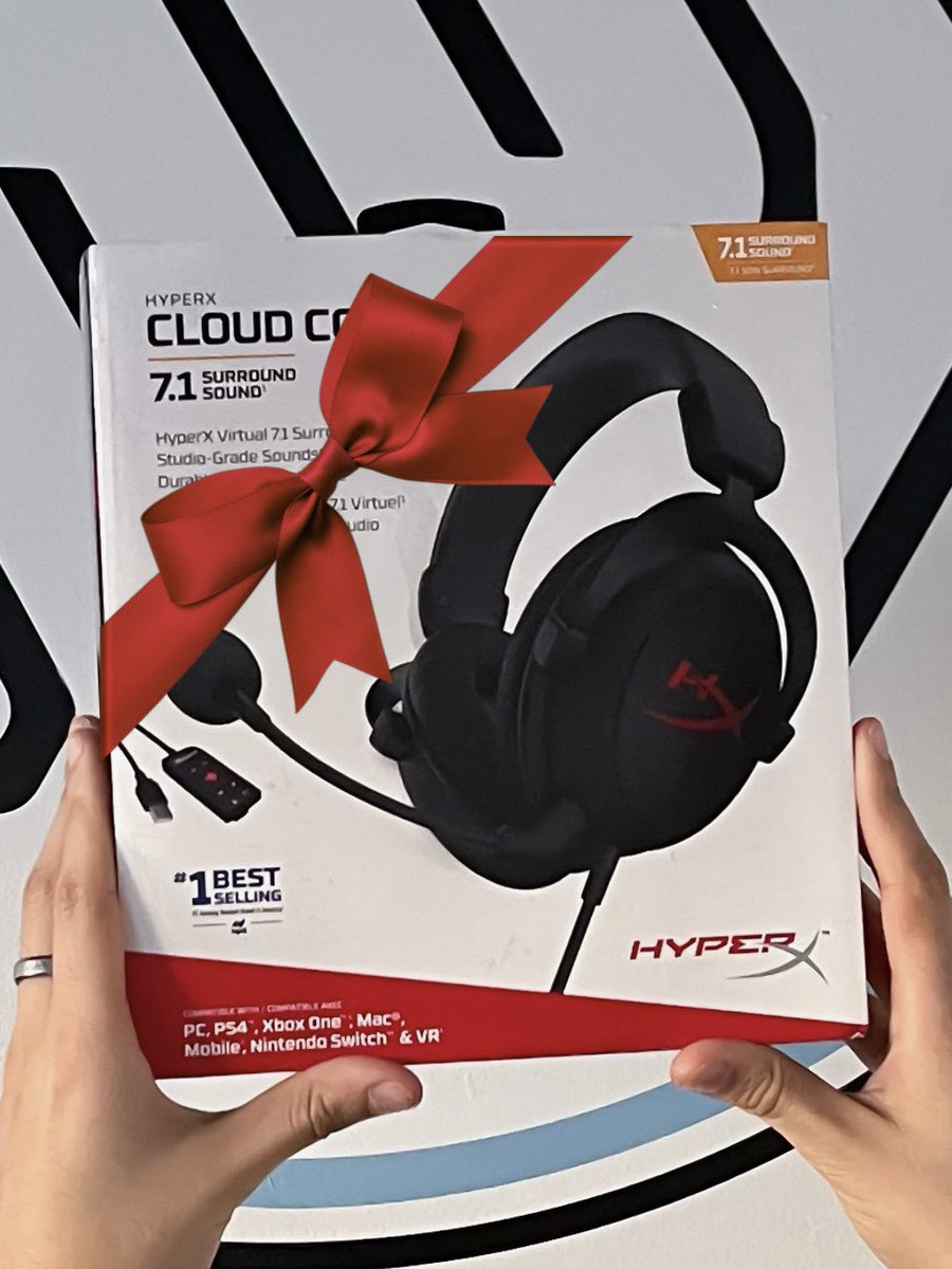 🎁GIVEAWAY🎁‼️

🚨⚠️No te pierdas la oportunidad de ganarte estos audífonos Hyperx Cloud Core, lo único que tienes que hacer es:

🔸Darle retweet a esta publicación 
🔸Seguirnos en Twitter
🔸Y Seguir a <a href="/Lilbonsaai/">BONSAI</a> 
🔸Estar pendientes la siguiente semana 
🔸Se anunciara el viernes