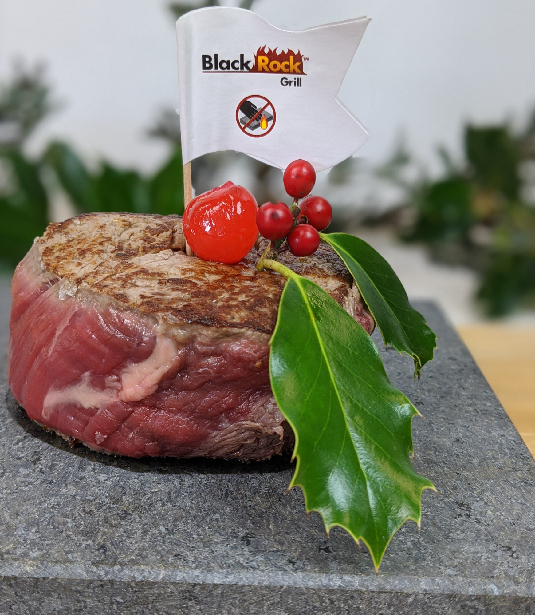 Black Rock Grill Hot Stone Cooking  Steak Stone Restaurant Oven Package