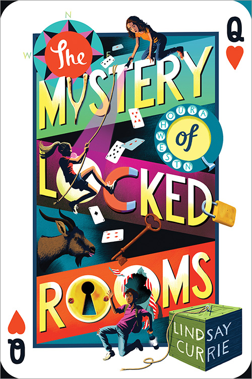 The Mystery of Locked Rooms was a pleasure! Known for spooky books, this is a bit different for @lindsayncurrie. Yet, she applies suspense/mystery to a story of 3 friends facing the ultimate escape room—an abandoned funhouse. Fans of puzzles, codes, & riddles will love this book.