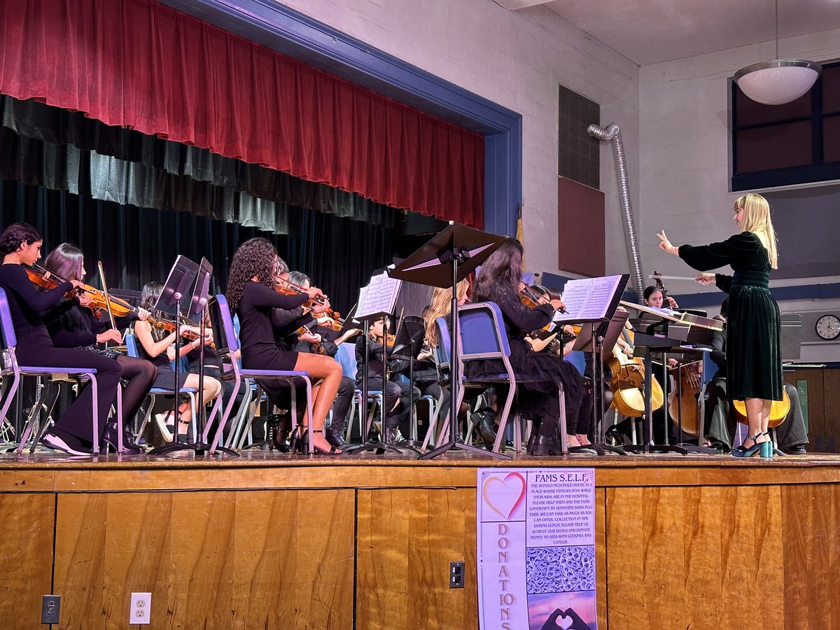 Great night celebrating the talented and hard working students at the Winter Instrumental Concert! Congratulations to all students, Mrs. Macy, and Mr. Kozichek!!