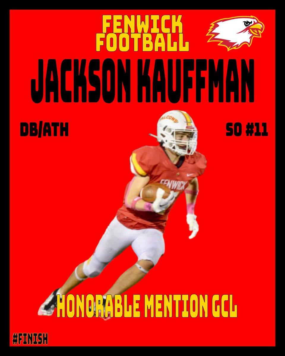 Falcon Football (@fenwickfootball) on Twitter photo The future is bright for these guys! Great season from our sophomore award winners! Congrats!
<a href="/Jordan_Vann_/">Jordan Vann 3โญ๏ธ</a> <a href="/Singletary_2026/">Derrick โJDโ Singletary 3โญ๏ธ</a> <a href="/cordae_davis/">Cordae Davis</a> <a href="/JKauffman2026/">Jackson Kauffman</a> The future is bright for these guys! Great season from our sophomore award winners! Congrats!
<a href="/Jordan_Vann_/">Jordan Vann 3โญ๏ธ</a> <a href="/Singletary_2026/">Derrick โJDโ Singletary 3โญ๏ธ</a> <a href="/cordae_davis/">Cordae Davis</a> <a href="/JKauffman2026/">Jackson Kauffman</a>